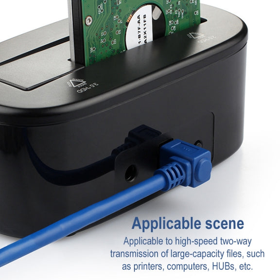 USB 3.0 A Male to Right 90 Degrees Angle USB 3.0 Type-B Male High Speed Printer Cable, Cable Length: 2m