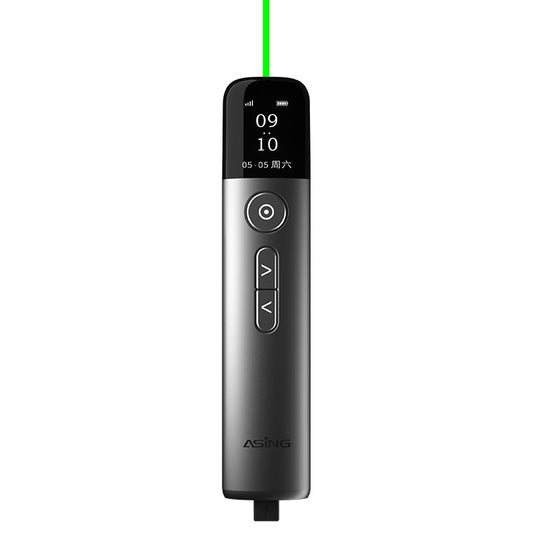 ASiNG A9 32GB Green Light Multifunctional PPT Touch Laser Page Turning Pen Wireless Presenter (Grey) -  by ASiNG | Online Shopping South Africa | PMC Jewellery | Buy Now Pay Later Mobicred