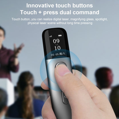 ASiNG A9 32GB Green Light Multifunctional PPT Touch Laser Page Turning Pen Wireless Presenter (Grey) -  by ASiNG | Online Shopping South Africa | PMC Jewellery | Buy Now Pay Later Mobicred