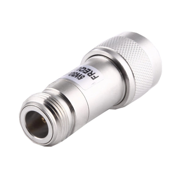 5W 20dBi N Female to N Male DC-13GHz Frequency Gain Attenuator(Silver)