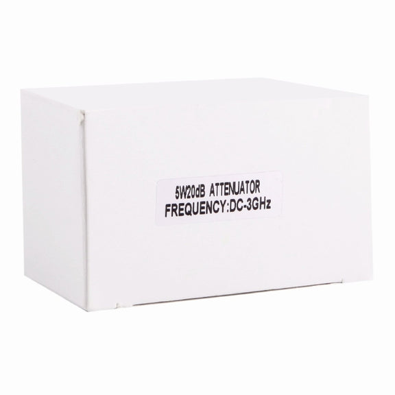 5W 20dBi N Female to N Male DC-13GHz Frequency Gain Attenuator(Silver)