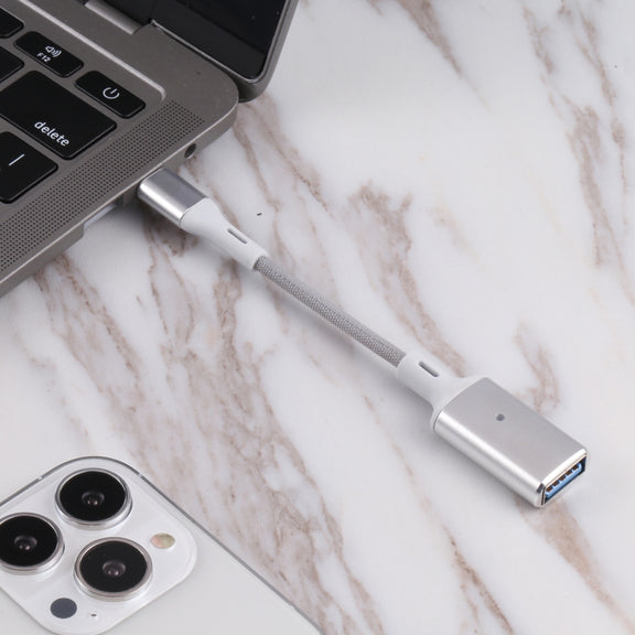 8 Pin Male to USB Female OTG Camera Adapter, Compatible with IOS 13 or Above