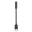 TA11-R USB-C / Type-C Male to 3.5mm Audio Female TPE Braid Earphone Adapter(Black) - free shipping - PMC TechLife - Order now!