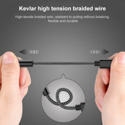 TA12-R2 USB-C / Type-C Male to 3.5mm Audio Female Single Crystal Copper Braid Earphone Adapter(Black Grey)