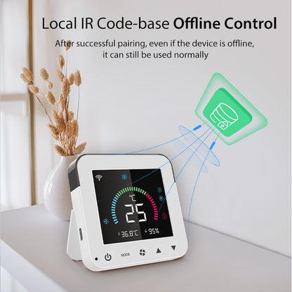 NEO NAS-RT01W WiFi Smart Color Screen Infrared Air Conditioner Controller Thermostat(White) - free shipping - PMC Jewellery - Order now!