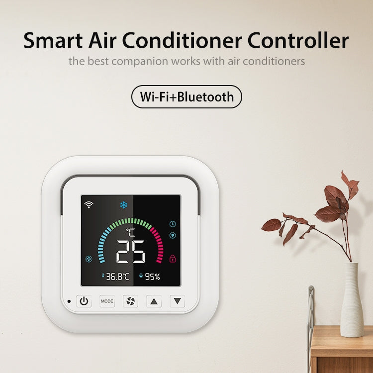 NEO NAS-RT01W WiFi Smart Color Screen Infrared Air Conditioner Controller Thermostat(White) - free shipping - PMC TechLife - Order now!