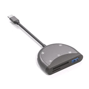 NK-3039 5 in 1 USB-C / Type-C Male to TF / SD Card Slot + 3 USB Female Adapter