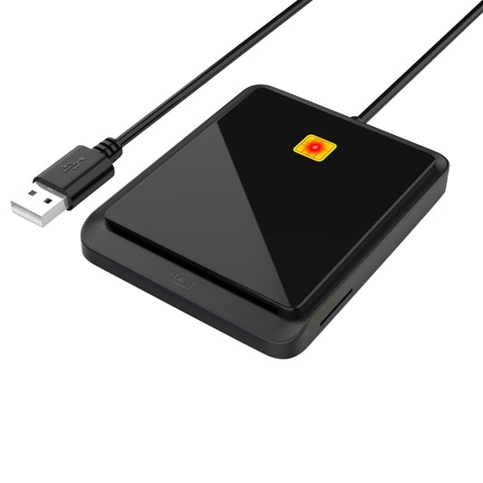Rocketek CR317 USB 2.0 SIM  / ID / CAC Smart Card 2 in 1 Card Reader (Black) -  by ROCKETEK | Online Shopping South Africa | PMC Jewellery | Buy Now Pay Later Mobicred