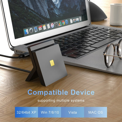Rocketek CR319 USB 2.0 Smart Card / SIM 2 in 1 Card Reader - free shipping - PMC Jewellery - Order now!