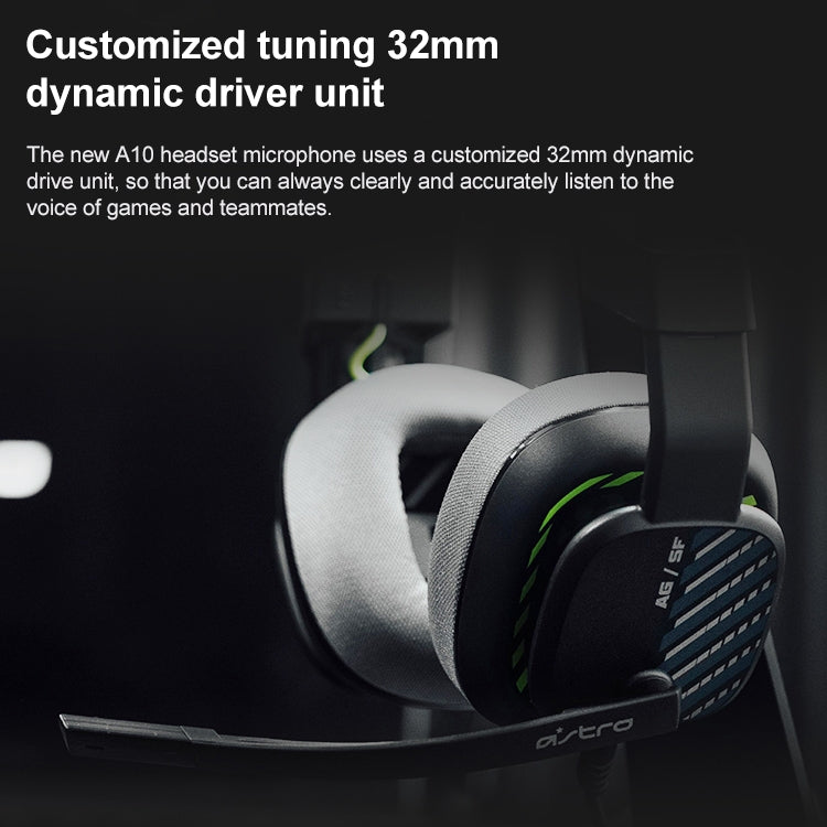 Logitech Astro A10 Gen 2 Wired Headset Over-ear Gaming Headphones (Black) - free shipping - PMC Jewellery - Order now!