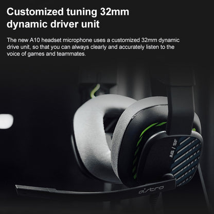 Logitech Astro A10 Gen 2 Wired Headset Over-ear Gaming Headphones (Black) - free shipping - PMC Jewellery - Order now!