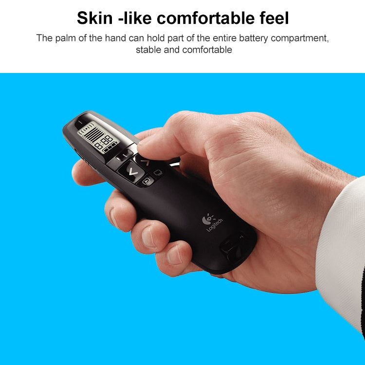 Logitech R800 2.4Ghz USB Wireless Presenter PPT Remote Control Flip Pen - free shipping - PMC Jewellery - Order now!