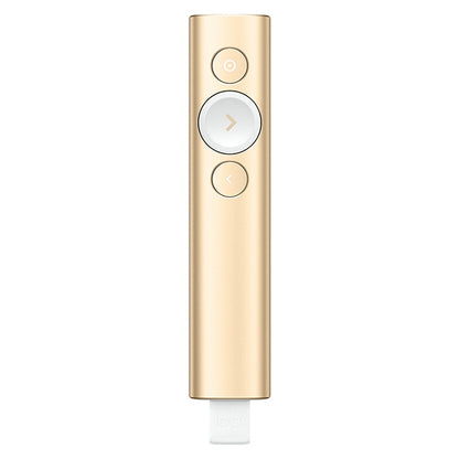 Logitech Spotlight 2.4Ghz USB Wireless Presenter PPT Remote Control Flip Pen (Gold) - free shipping - PMC Jewellery - Order now!