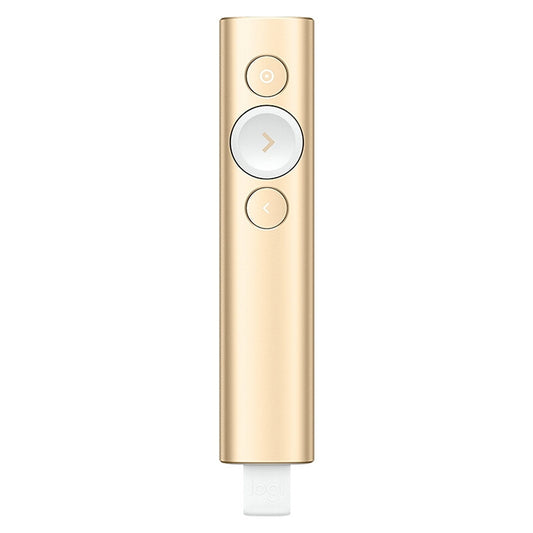 Logitech Spotlight 2.4Ghz USB Wireless Presenter PPT Remote Control Flip Pen (Gold) - free shipping - PMC Jewellery - Order now!