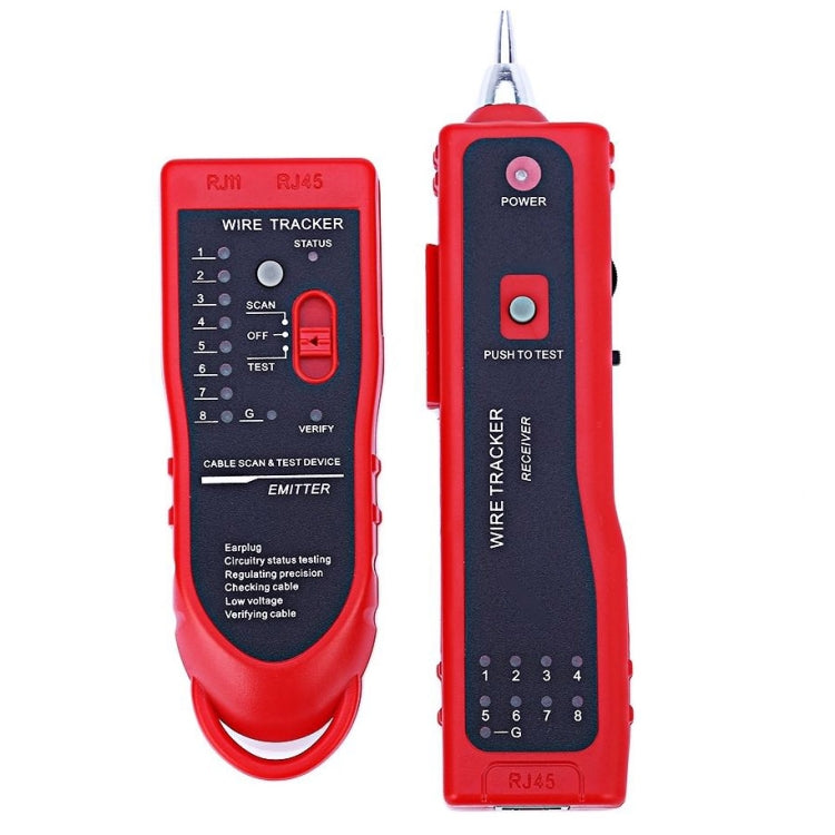 RJ11 / RJ45 Telephone Wire Tracker Ethernet LAN Network Cable Tester Detector Line Finder - Lan Cable and Tools by PMC TechLife | Online Shopping South Africa | PMC TechLife