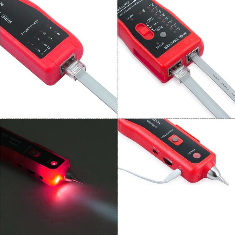 RJ11 / RJ45 Telephone Wire Tracker Ethernet LAN Network Cable Tester Detector Line Finder - Lan Cable and Tools by PMC TechLife | Online Shopping South Africa | PMC TechLife