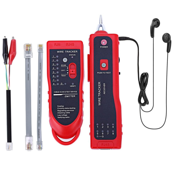 RJ11 / RJ45 Telephone Wire Tracker Ethernet LAN Network Cable Tester Detector Line Finder - Lan Cable and Tools by PMC TechLife | Online Shopping South Africa | PMC TechLife