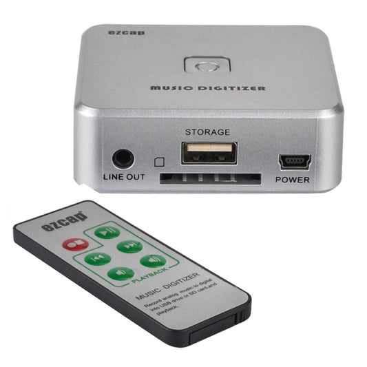 EZCAP241 Audio Capture Recorder Adapter Card, 3.5mm RCA R/L Analog Audio to MP3 Music Digitizer Converter(Silver) - RCA Adapter by PMC Jewellery | Online Shopping South Africa | PMC Jewellery | Buy Now Pay Later Mobicred