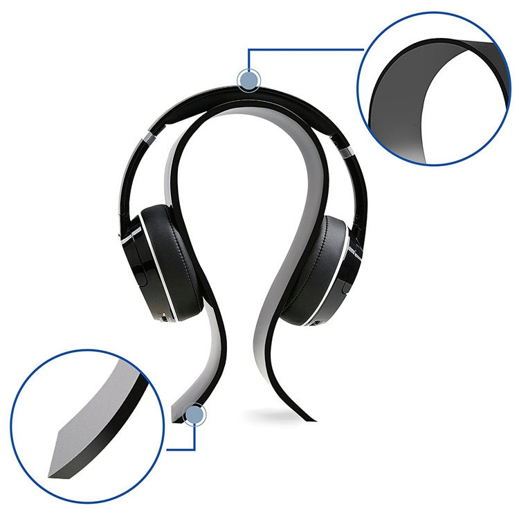 DA1502 Universal Acrylic Headset Stand Display Hanger (Transparent)