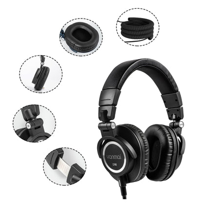 Yanmai D98 Professional Recording Monitor Headphone (Black) - free shipping - PMC Jewellery - Order now!