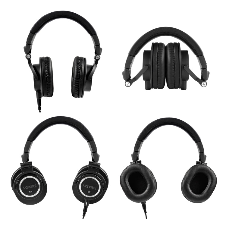 Yanmai D98 Professional Recording Monitor Headphone (Black) - free shipping - PMC Jewellery - Order now!