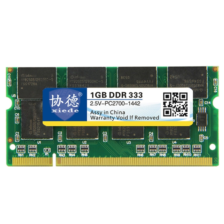 XIEDE X008 DDR 333MHz 1GB General Full Compatibility Memory RAM Module for Laptop - free shipping - PMC Jewellery - Order now!