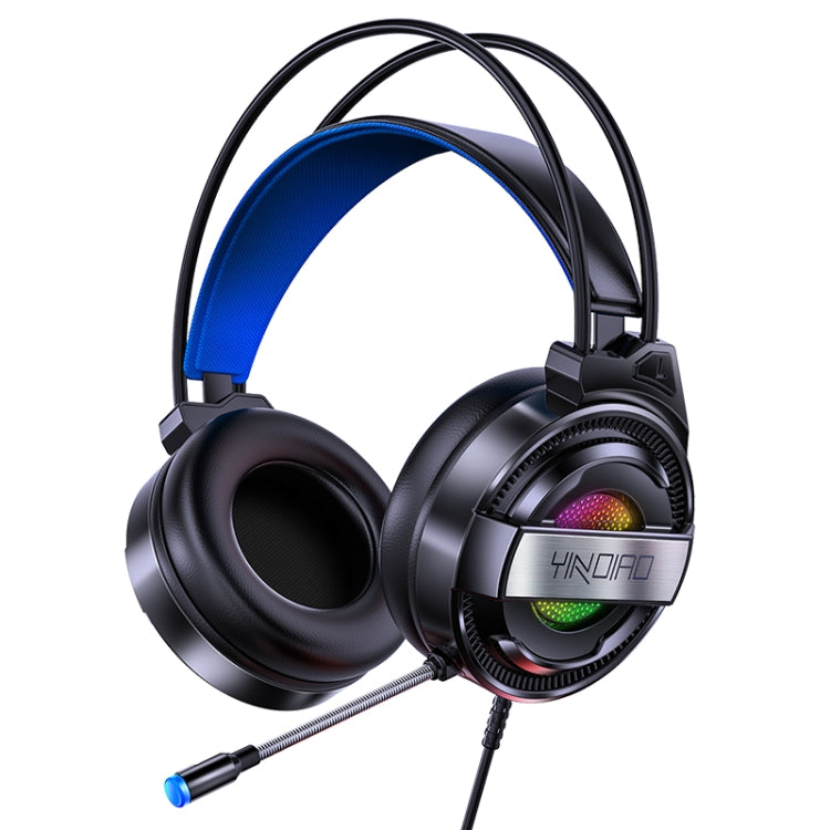 YINDIAO Q3 USB Wired E-sports Gaming Headset with Mic & RGB Light, Cable Length: 1.67m (Black) - free shipping - PMC TechLife - Order now!