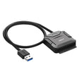 UGREEN USB 3.0 to SATA Adapter Cable Converter for 2.5 / 3.5 inch Hard Drive Disk HDD and SSD, Support UASP SATA 3.0(Black) - USB to IDE / SATA by UGREEN | Online Shopping South Africa | PMC TechLife