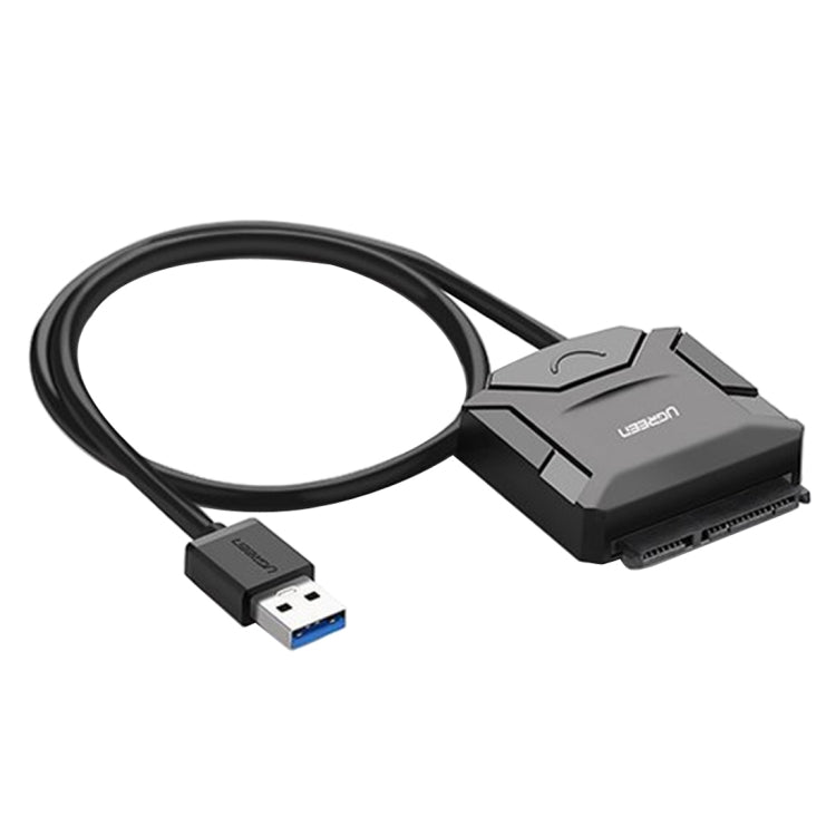 UGREEN USB 3.0 to SATA Adapter Cable Converter for 2.5 / 3.5 inch Hard Drive Disk HDD and SSD, Support UASP SATA 3.0(Black) - USB to IDE / SATA by UGREEN | Online Shopping South Africa | PMC TechLife