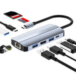 BYL-2206 9 in 1 USB-C / Type-C to USB Multifunctional Docking Station HUB Adapter - USB HUB by PMC TechLife | Online Shopping South Africa | PMC TechLife