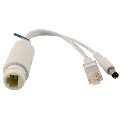 ESCAM POE S2 Data Exchange Cable POE Splitter Connect to POE switch for IP Cameras, Transmission Distance: 30m(White) - free shipping - PMC Jewellery - Order now!