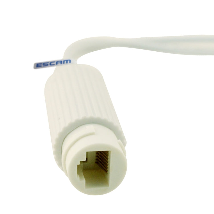 ESCAM POE S2 Data Exchange Cable POE Splitter Connect to POE switch for IP Cameras, Transmission Distance: 30m(White) - free shipping - PMC Jewellery - Order now!
