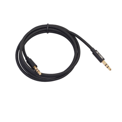 REXLIS 3629 3.5mm Male to Male Car Stereo Gold-plated Jack AUX Audio Cable for 3.5mm AUX Standard Digital Devices, Length: 1m - Aux Cable by REXLIS | Online Shopping South Africa | PMC Jewellery | Buy Now Pay Later Mobicred