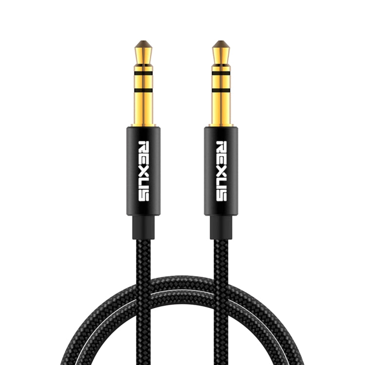 REXLIS 3629 3.5mm Male to Male Car Stereo Gold-plated Jack AUX Audio Cable for 3.5mm AUX Standard Digital Devices, Length: 1.8m - Aux Cable by REXLIS | Online Shopping South Africa | PMC Jewellery | Buy Now Pay Later Mobicred
