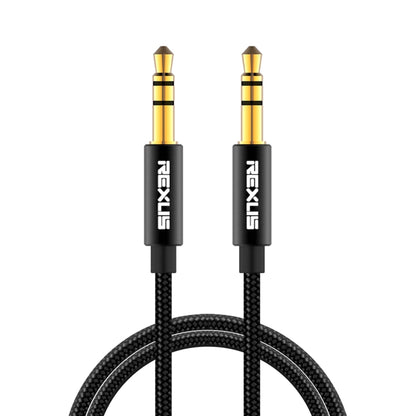 REXLIS 3629 3.5mm Male to Male Car Stereo Gold-plated Jack AUX Audio Cable for 3.5mm AUX Standard Digital Devices, Length: 1.8m - Aux Cable by REXLIS | Online Shopping South Africa | PMC Jewellery | Buy Now Pay Later Mobicred