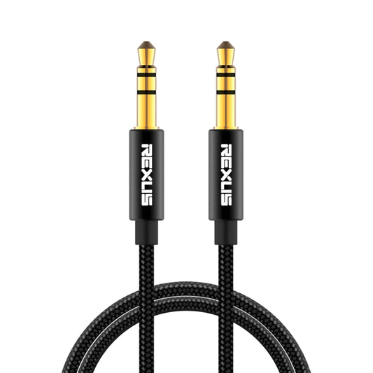REXLIS 3629 3.5mm Male to Male Car Stereo Gold-plated Jack AUX Audio Cable for 3.5mm AUX Standard Digital Devices, Length: 1.8m - Aux Cable by REXLIS | Online Shopping South Africa | PMC Jewellery | Buy Now Pay Later Mobicred