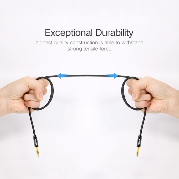 REXLIS 3629 3.5mm Male to Male Car Stereo Gold-plated Jack AUX Audio Cable for 3.5mm AUX Standard Digital Devices, Length: 1.8m - Aux Cable by REXLIS | Online Shopping South Africa | PMC TechLife | Buy Now Pay Later Mobicred
