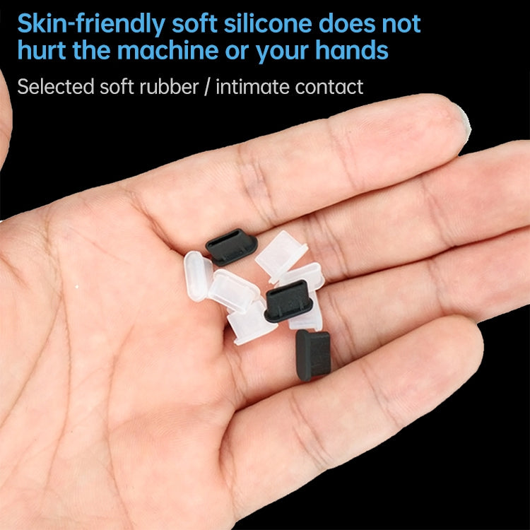 20 PCS Silicone Anti-Dust Plugs for USB-C / Type-C Port(Black) - free shipping - PMC Jewellery - Order now!