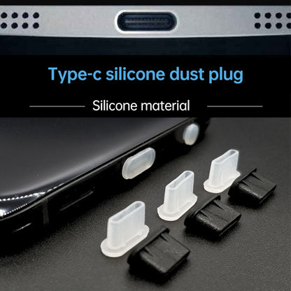 20 PCS Silicone Anti-Dust Plugs for USB-C / Type-C Port(Black) - free shipping - PMC Jewellery - Order now!