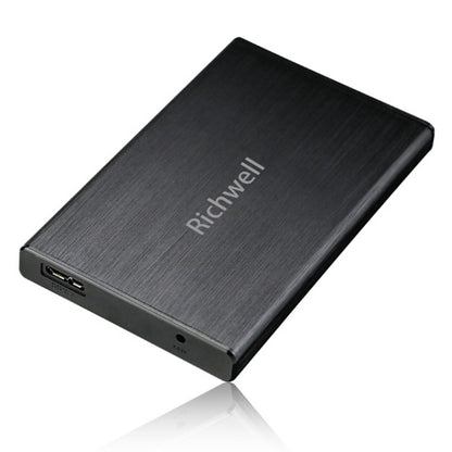Richwell SATA R23-SATA-1TGB 2.5 inch USB3.0 Interface Mobile Hard Disk Drive, Capacity: 1TB(Black) - free shipping - PMC Jewellery - Order now!