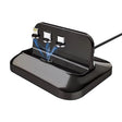 XBX-02 3 in 1 8 Pin + USB-C / Type-C + Micro USB Plug Magnetic Charging Base - Multifunction Charger by PMC TechLife | Online Shopping South Africa | PMC TechLife