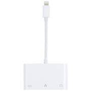 NK-107 3 in 1 8 Pin Male to USB + 1000M Ethernet + 8 Pin Power Female Adapter