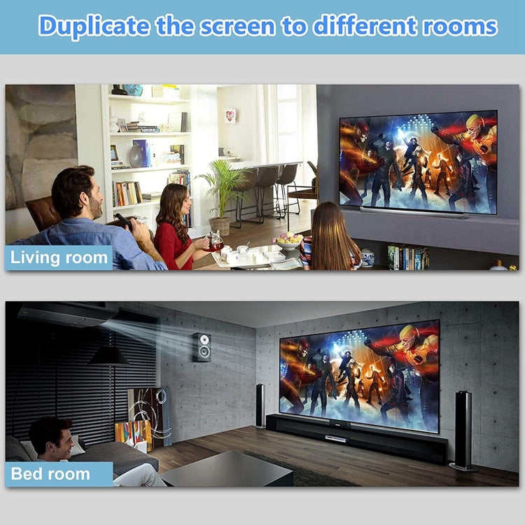 3D 4K HDMI Splitter Box, 1 Input x 4 Output, USB Power Supply(Black)