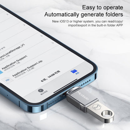 MCDODO USB 3.0 Female to 8 Pin Male OTG Converter USB Flash Disk - U Disk & Card Reader by Mcdodo | Online Shopping South Africa | PMC Jewellery | Buy Now Pay Later Mobicred