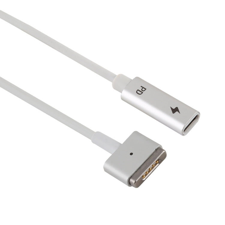 5 Pin MagSafe 2 (T-Shaped) to USB-C / Type-C PD Charge Adapter - Cable & Adapter by PMC TechLife | Online Shopping South Africa | PMC TechLife