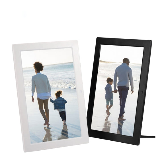 13 inch High-definition Digital Photo Frame Electronic Photo Frame Showcase Display Video Advertising Machine(White)