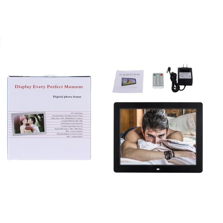 21.5 inch IPS Digital Photo Frame Electronic Photo Frame Advertising Machine Support 1080P HDMI(White)