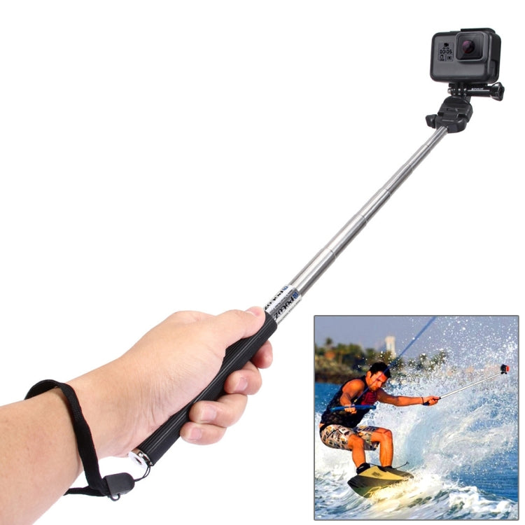 PULUZ 53 in 1 Accessories Total Ultimate Combo Kits (Chest Strap + Suction Cup Mount + 3-Way Pivot Arms + J-Hook Buckle + Wrist Strap + Helmet Strap + Extendable Monopod + Surface Mounts + Tripod Adap ...  for GoPro, Insta360, DJI and Other Action Cameras