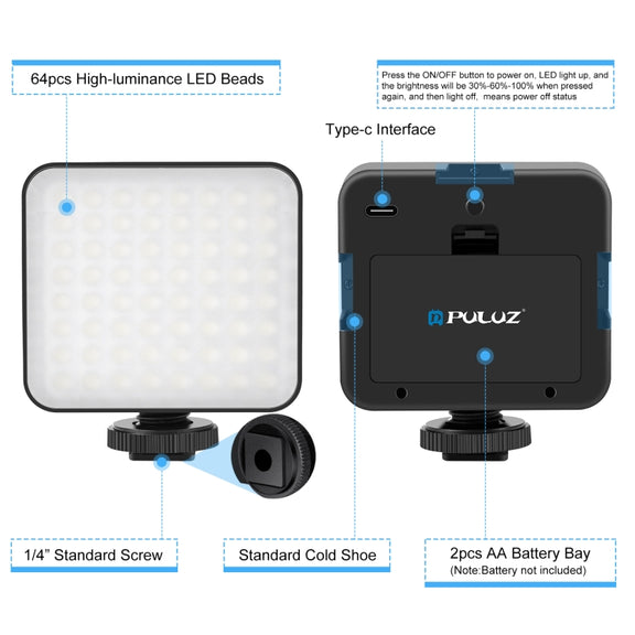 PULUZ 4 in 1 Vlogging Live Broadcast LED Selfie Fill Light Smartphone Video Rig Kits with Microphone + Tripod Mount + Cold Shoe Tripod Head for iPhone, Galaxy, Huawei, Xiaomi, HTC, LG, Google, and Other Smartphones(Red)