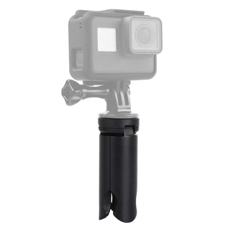 PULUZ Folding Plastic Tripod + Aluminum Alloy Clamp Bracket with Cold Shoe for iPhone, Galaxy, Huawei, Xiaomi, Sony, HTC, Google and other Smartphones